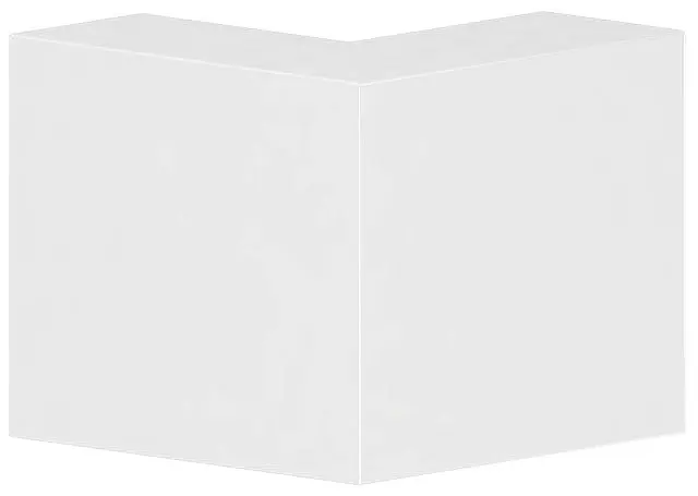 Produktfoto 1 von Außeneckhaube 60x130/80-9010, für BRA und BRS, alpinweiß beschichtet