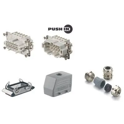 Produktfoto 1 von HDC-Kit, HE, BG: 4, Pole: 1, Schraubanschluss, 500 V, 16 A, Metrisch