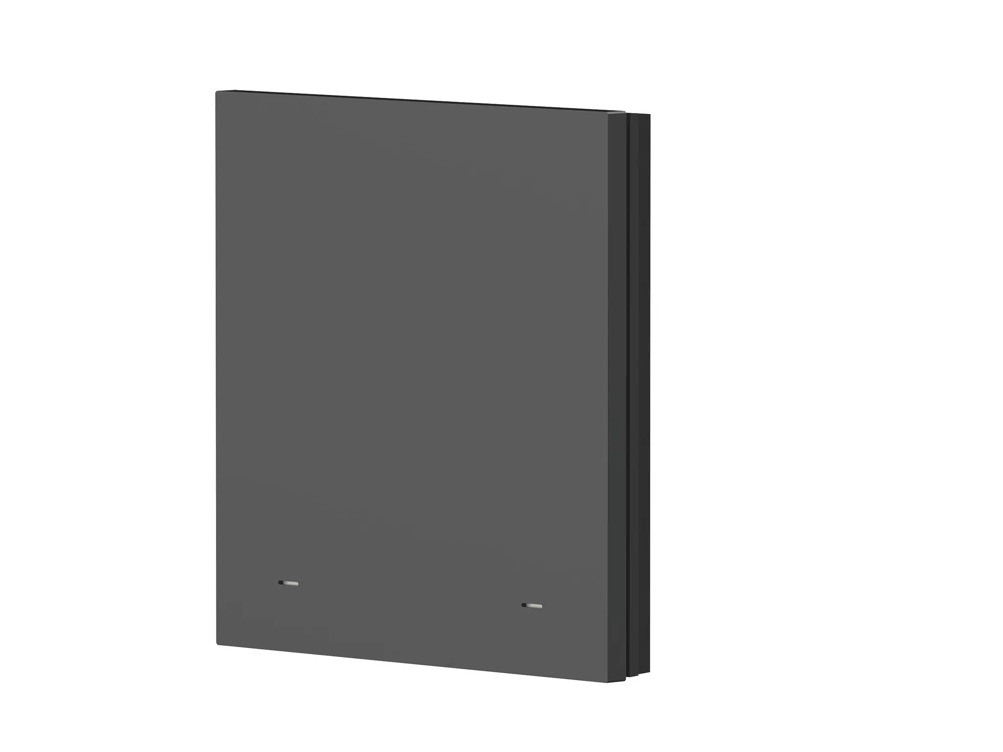 1-fach Wippe Metall schwarz für iONprime PB KNX