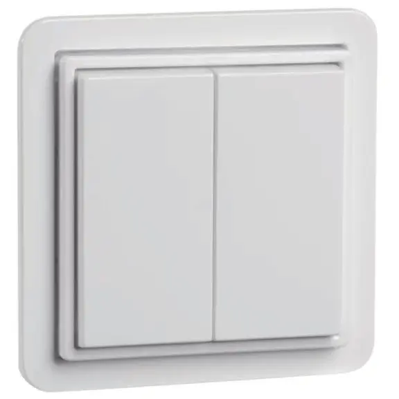 Produktfoto 1 von EnOcean Easyclick-Wandsender STANDARD, 4 Kanal, reinweiß, neutral