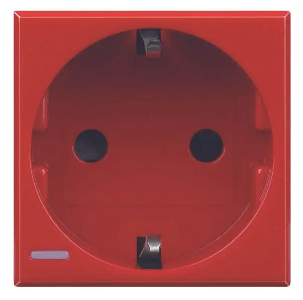Produktfoto 1 von Schukosteckdose rot