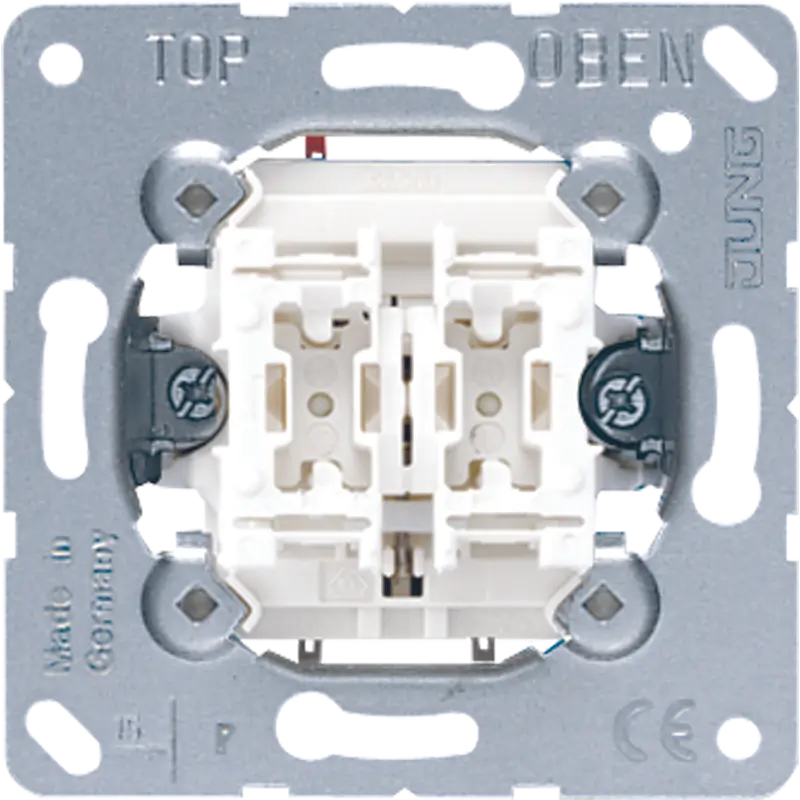 Produktfoto 1 von Doppel-Taster, 10 AX, 250 V ~, 2 Schließer