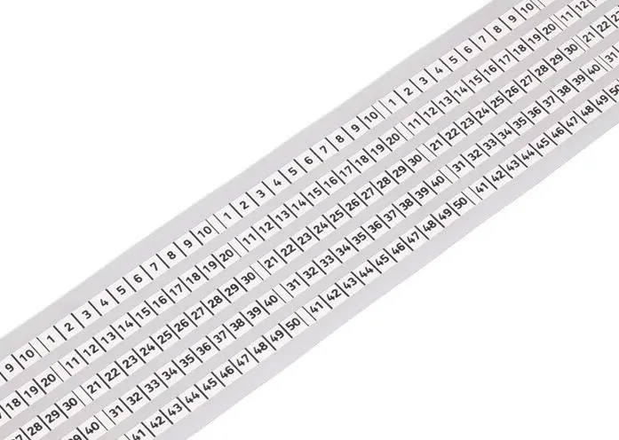 Produktfoto 1 von Beschriftungsstreifen,auf Rolle,5 mm breit,weiß
