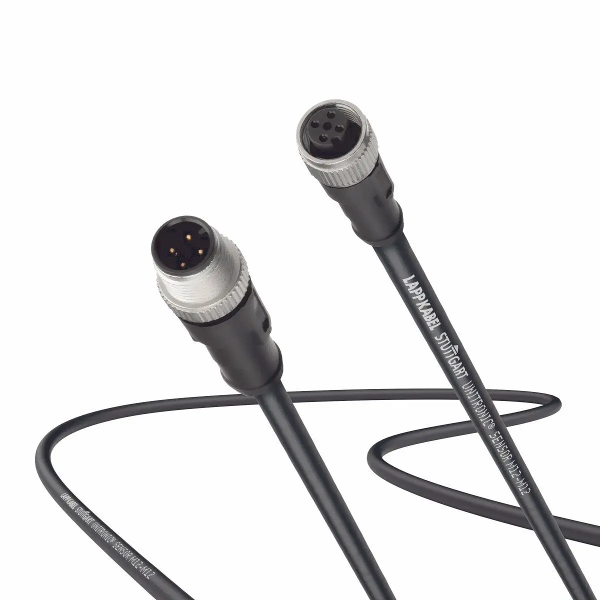 Produktfoto 1 von AB-C4-M12MS- 0,3PUR-M12FS