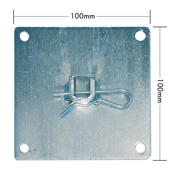 Produktfoto 1 von Clipslager Metall, 100x100mm