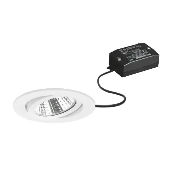 Produktfoto 1 von LED-Einbaustrahler 230 V AC, 50 Hz, 6 W 38°, 3000 K, rund, schwenkbar