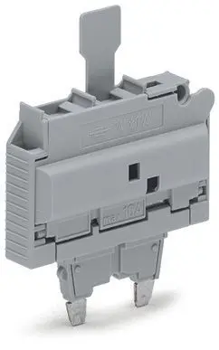 Produktfoto 1 von Sicherungsstecker,mit Lasche,für G-Sicherungseinsatz ¼" x 1¼",grau