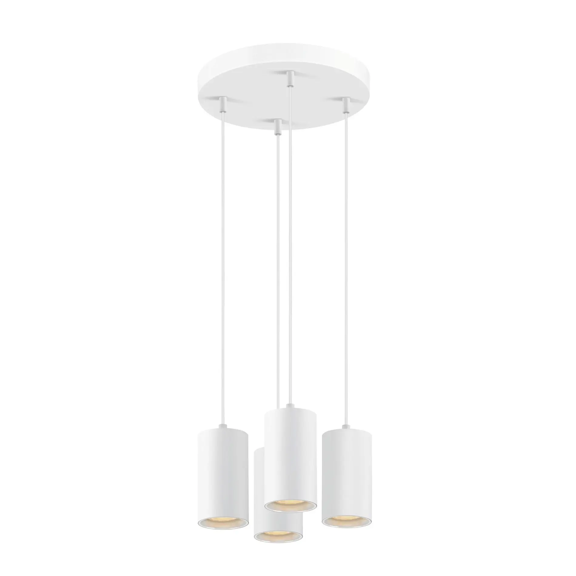 Produktfoto 1 von ASTO TUBE, Pendelleuchte, GU10, Pendellänge 250 cm, 4x max. 10 W, ws