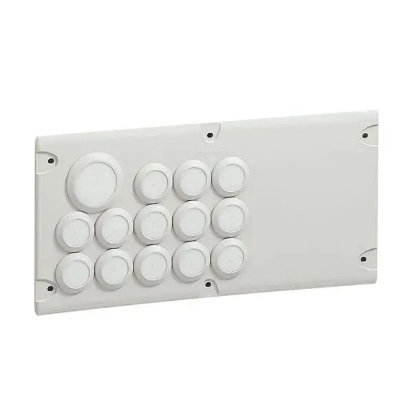 Produktfoto 1 von Cabstop IP55, Kabeleinführungsplatte, Anzahl der Einführungen: 14