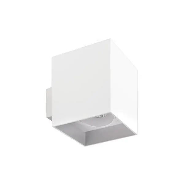 Produktfoto 1 von Wand-Anbaumodul quadratisch, strukturweiss, L x B: 90 x 90 mm