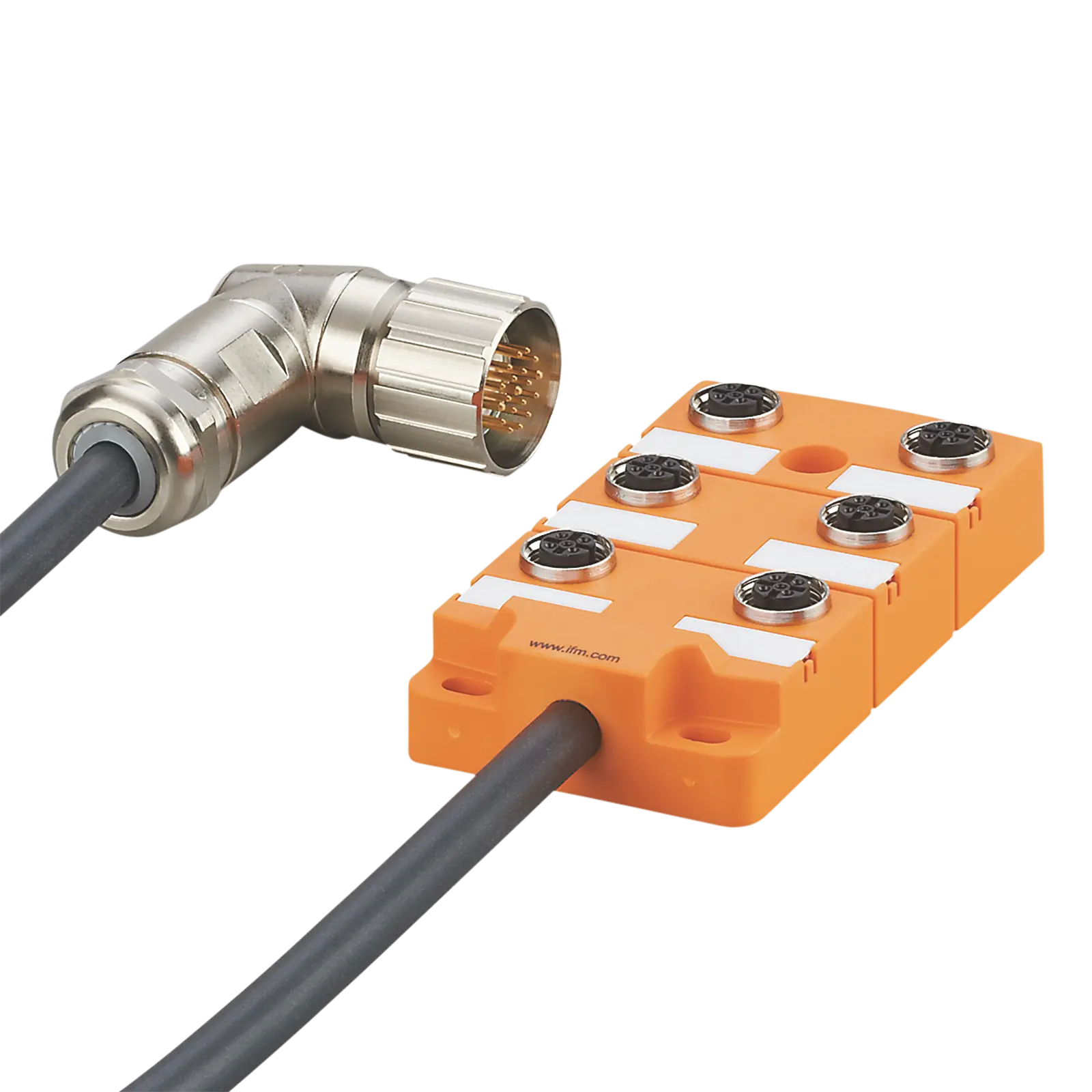 Produktfoto 1 von Zentralverteiler <30VAC M12/6 10m PUR Gehäuse PA IP67/68