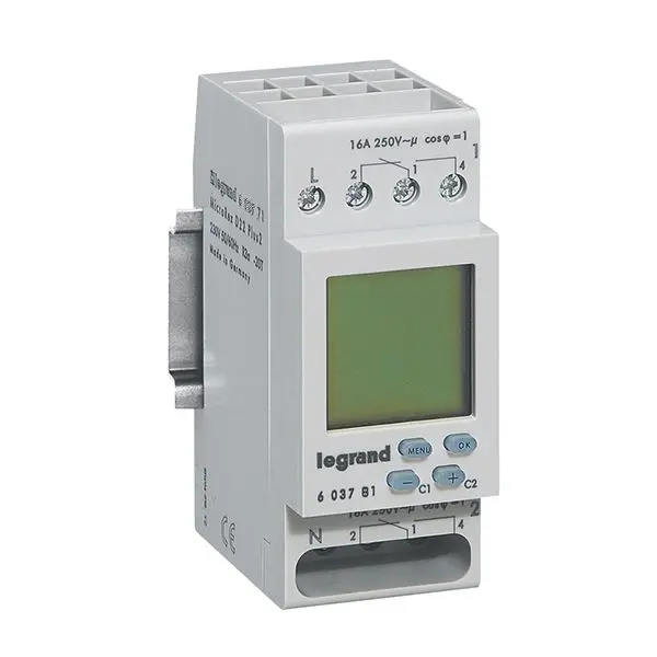 Produktfoto 1 von MicroRex D22 Plus 2, digitale Wochenzeitschaltuhr DE, 230 VAC, 2