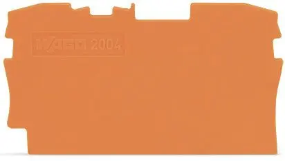 Produktfoto 1 von Abschluss- und Zwischenplatte,1 mm dick,orange