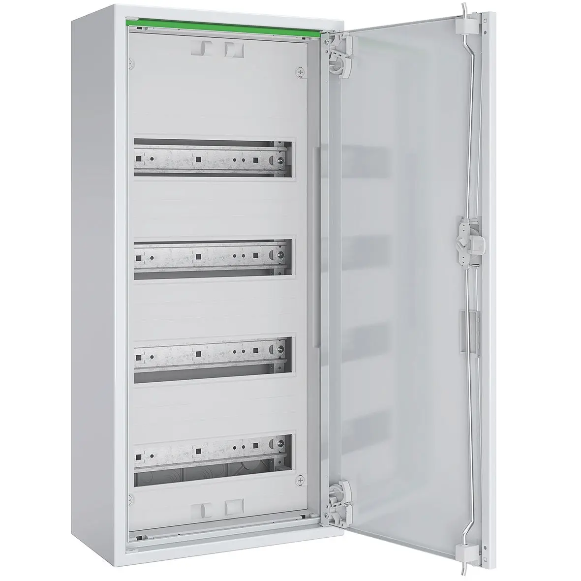 Produktfoto 1 von Feldverteiler AP T:160mm m.Volltür 1x4-R. Komplettschrank REG