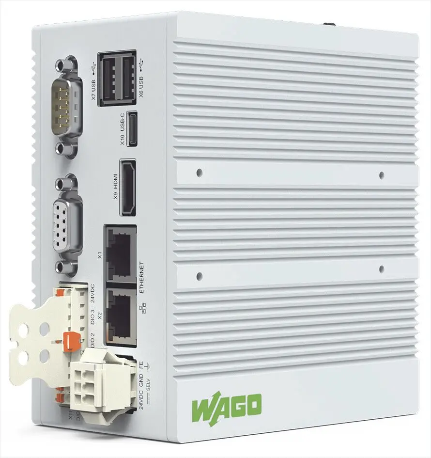 Produktfoto 1 von Edge Controller,2 x ETHERNET, 2 x USB, 1 x USB-C, HDMI, CAN, DI/DO, RS-232/485