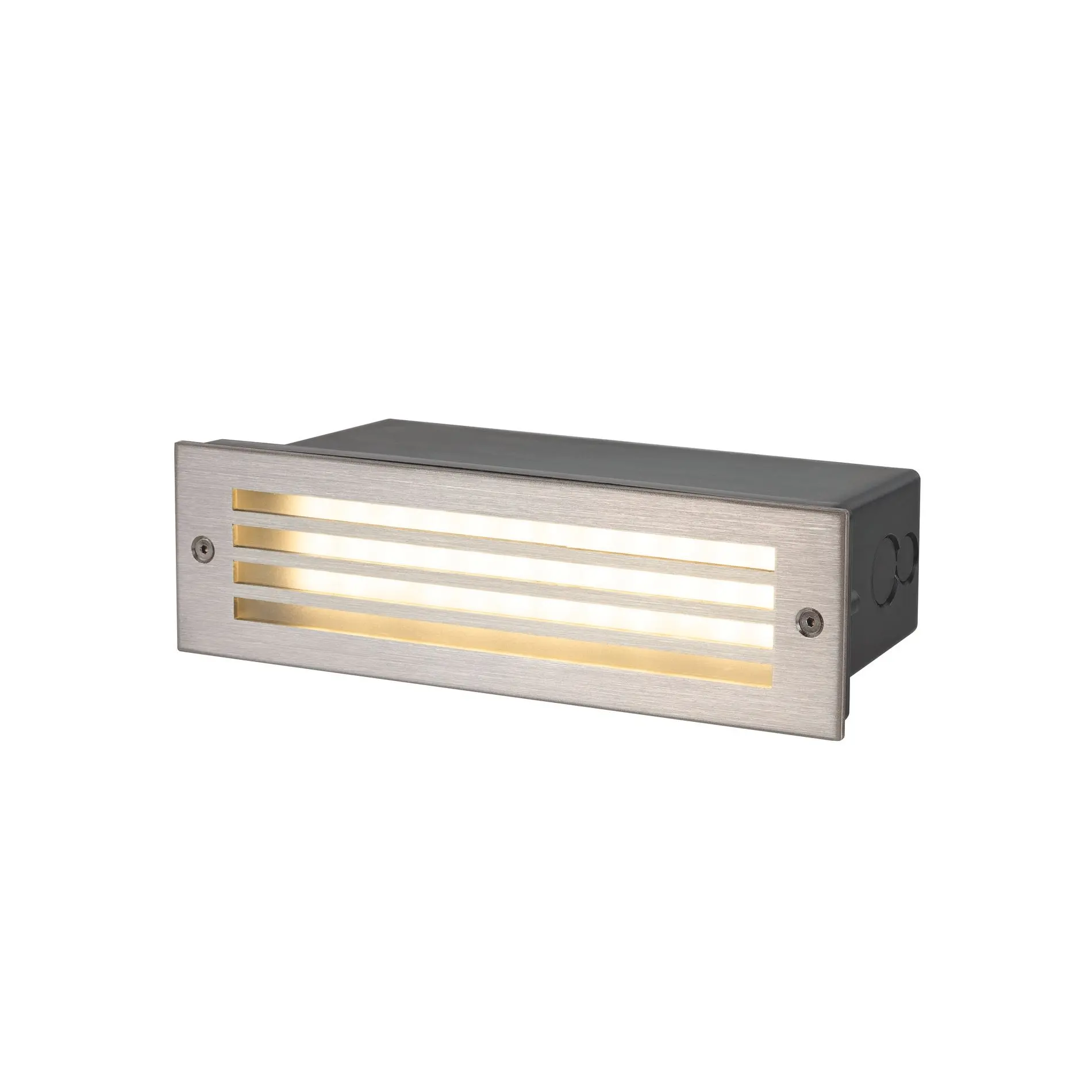 Produktfoto 1 von BRICK MESH Wandeinbauleuchte rechteckig 3000K 5W IP55 schwarz