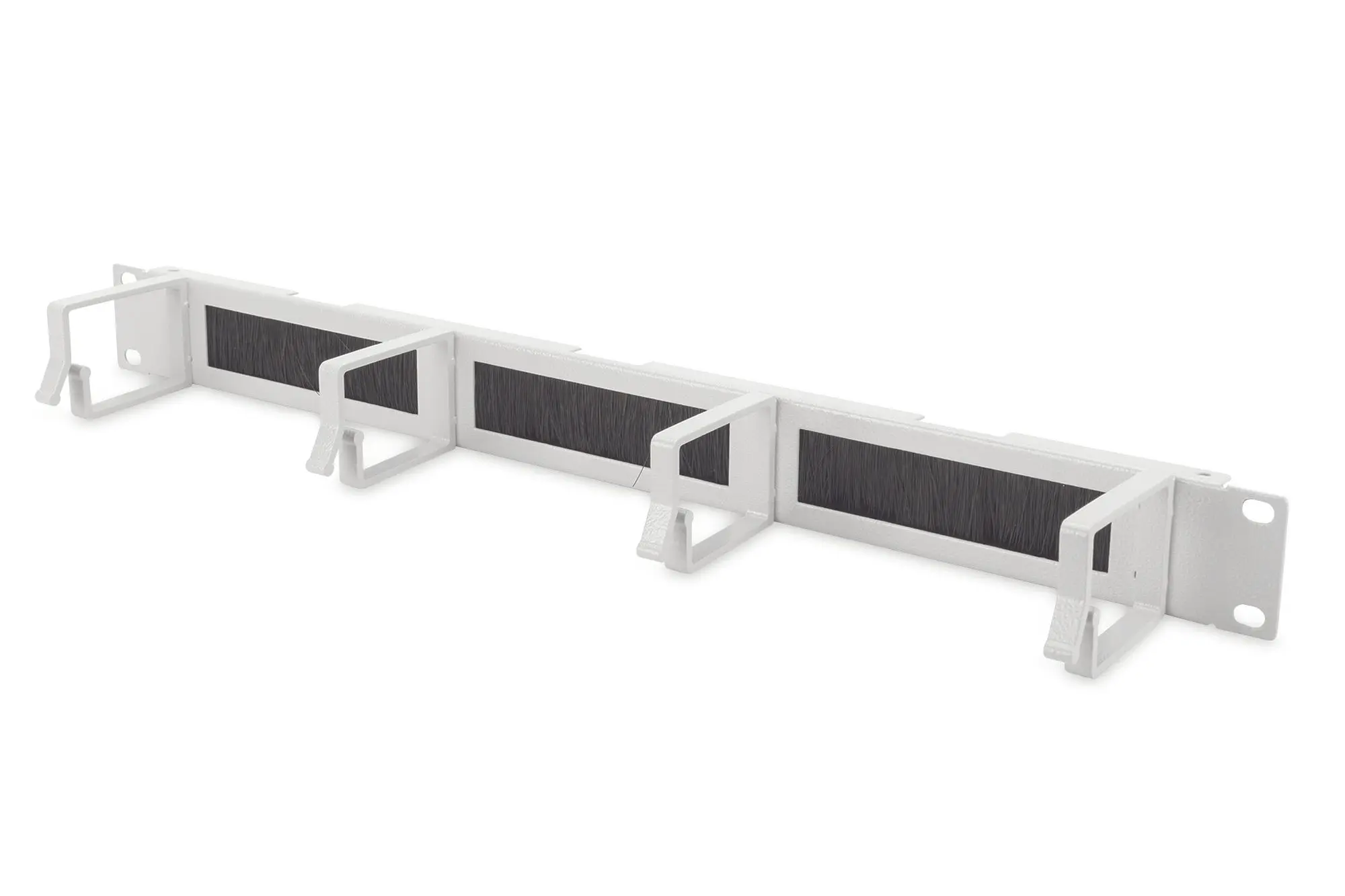 Produktfoto 1 von Kabelrangierpanel mit Bürstenleisten f.483mm (19")-Schränke 1HE