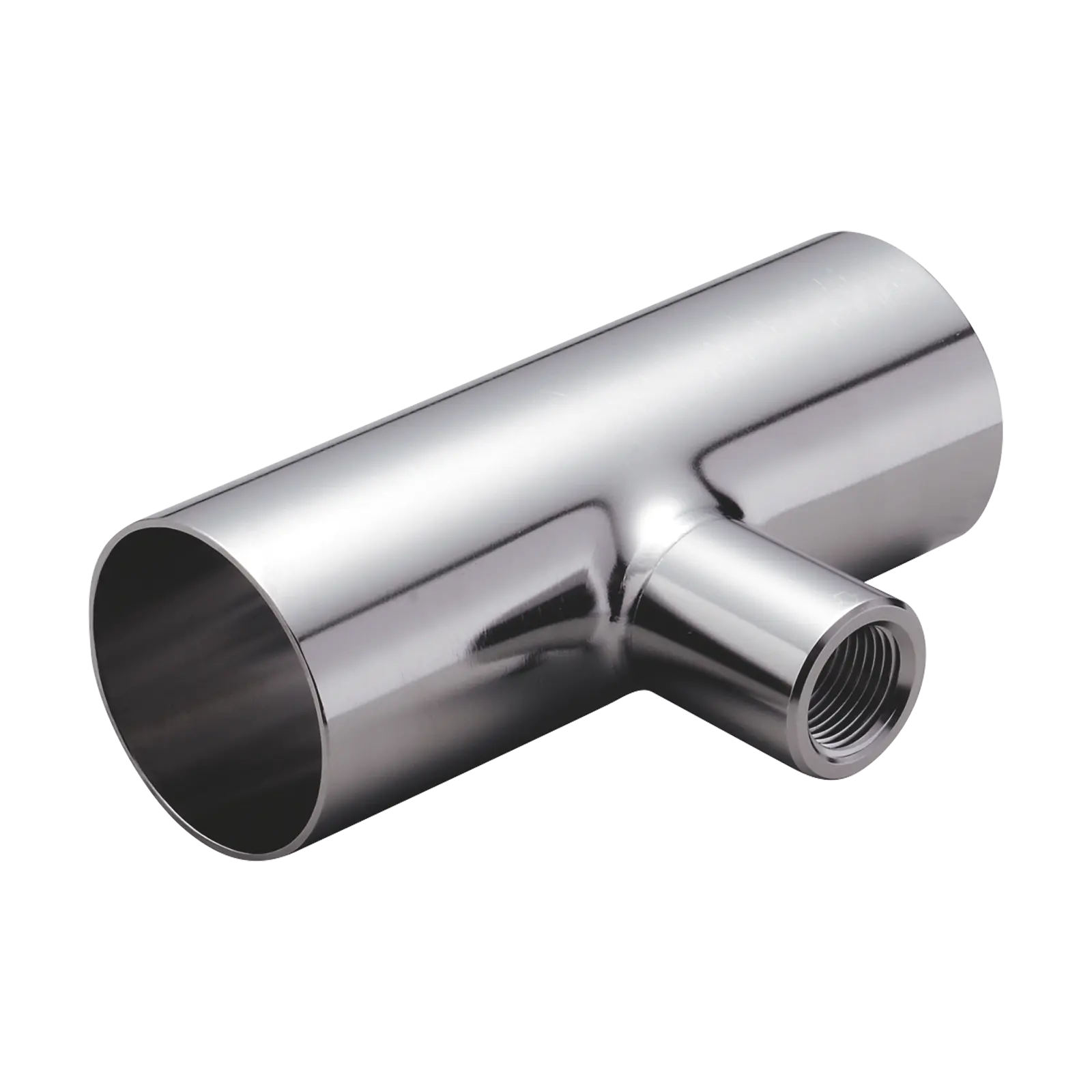 Produktfoto 1 von T-Stück G 1/2 Dichtkonus Einschweiß- adapter D=53mm 20bar EHEDG Tested FCM