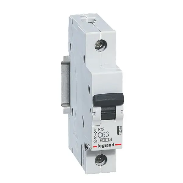 Produktfoto 1 von RX3 LS-Schalter C-Char. 63A, 1-polig, 6kA, 230/400VAC, 1TE
