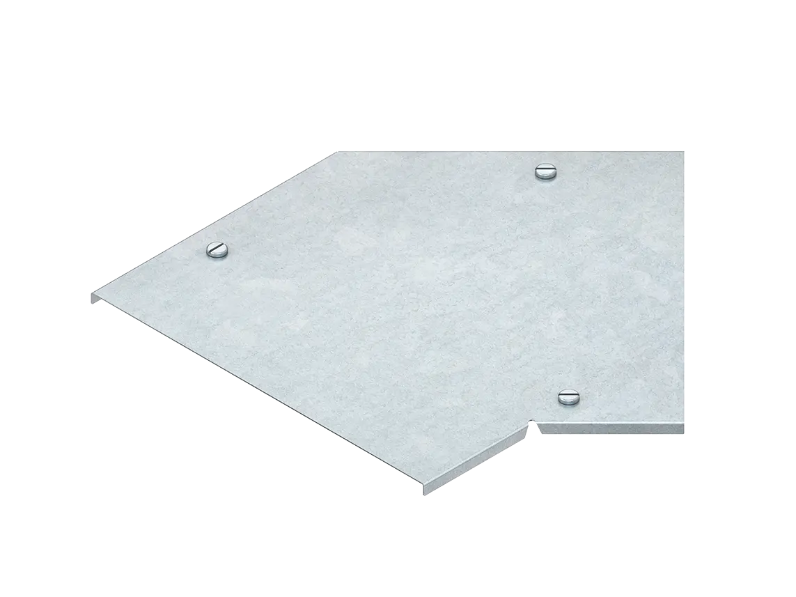 Produktfoto 1 von Deckel für Bogen 45°, Breite 604 mm feuerverzinkt,mit Drehriegelverschluss