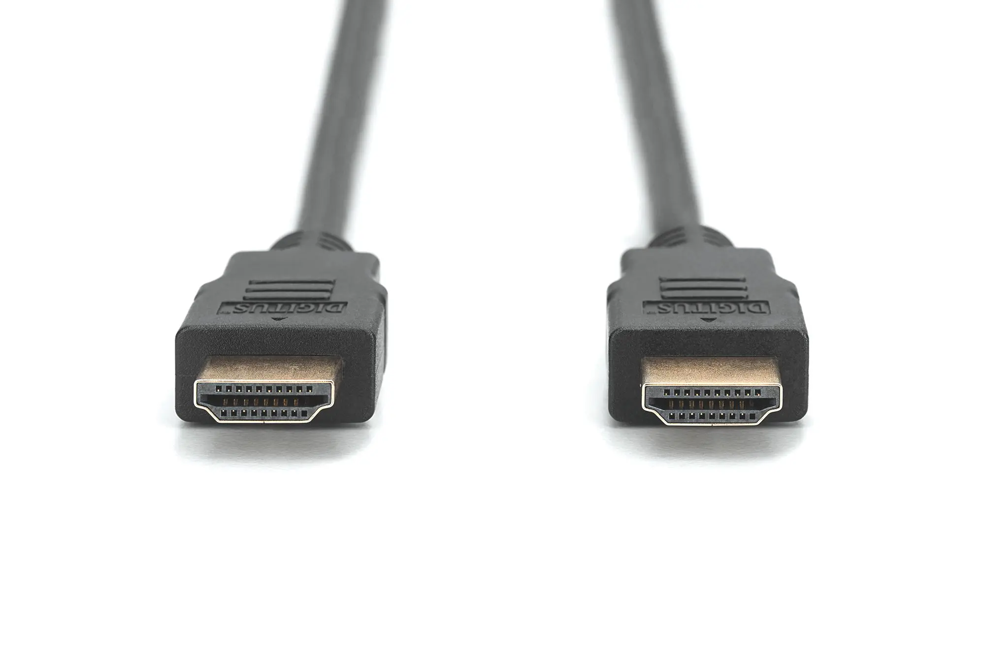 Produktfoto 1 von HDMI High Speed m.Ethernet Anschlussk. 10m TypA St/St Full HD 60p sw gold