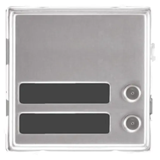 Produktfoto 1 von Tastenfeld Sinthesi S2 2 Klingeltaster max. 24V 1,0A Beleuchtung grün