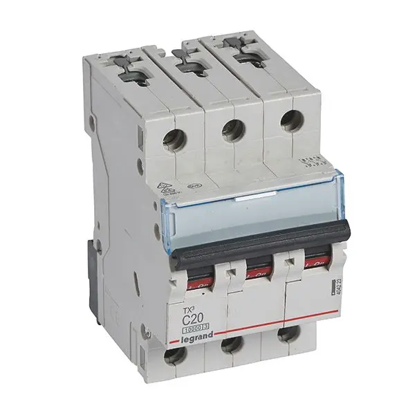 Produktfoto 1 von TX3 LS-Schalter C-Char. 20A, 3-polig, 10kA, 400VAC, 3TE