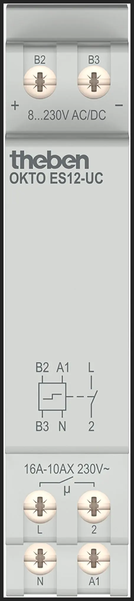 Produktfoto 1 von Stromstoßschalter elektronisch 1 Kanal, LED 600W, Multispannungseingang