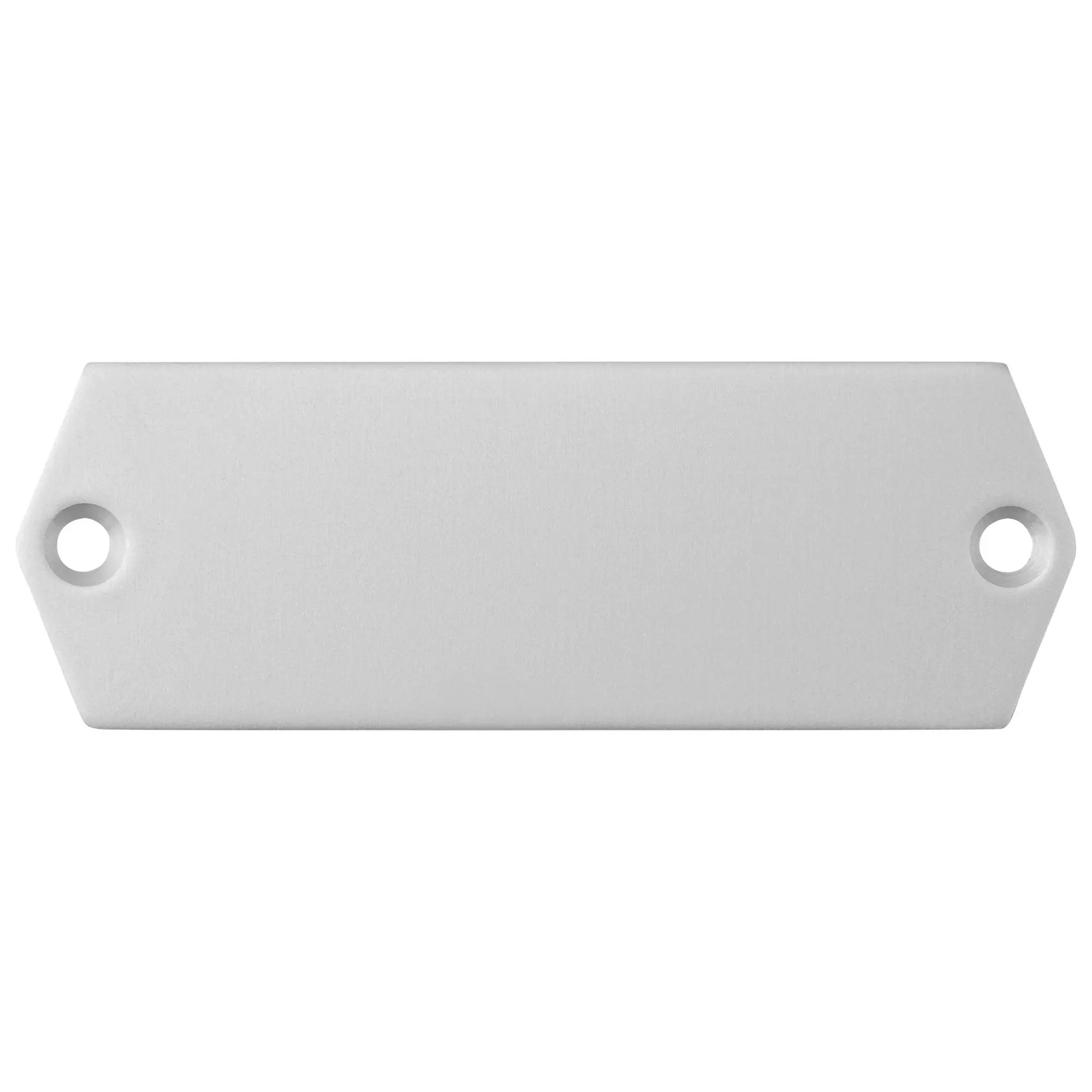Produktfoto 1 von Gravierschild silber eloxiert 20x58mm Schriftfeld 13 x 58 mm