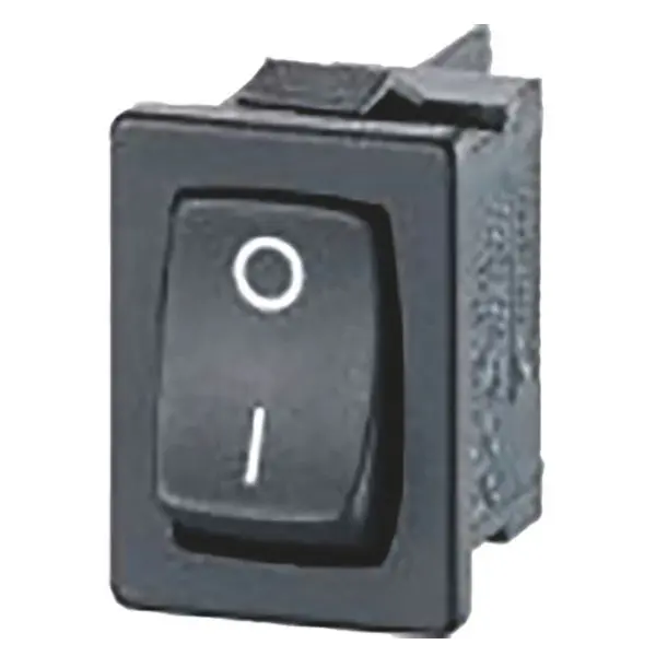 Produktfoto 1 von Wippenschalter Serie 3634 Ausschalter 2-polig schwarz