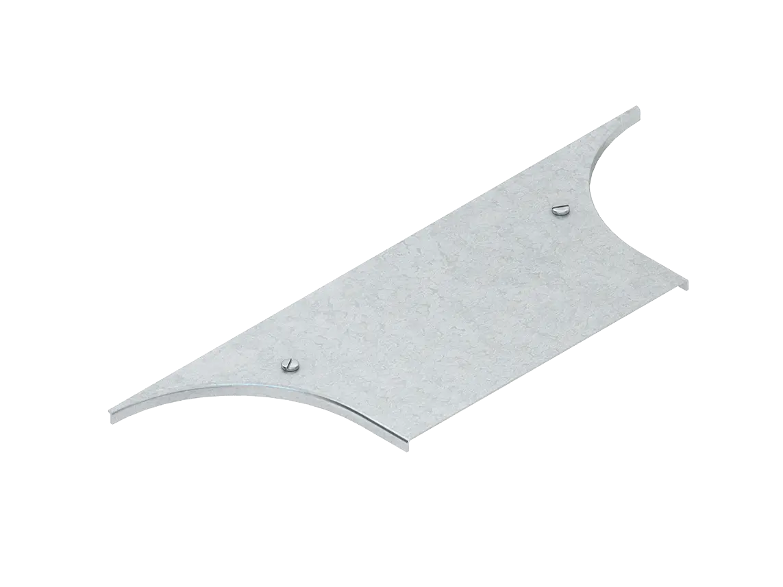 Produktfoto 1 von Deckel für Anbau T-Stück, Breite 405 mm t=2,0 mm bandverzinkt,m.Drehriegelversch