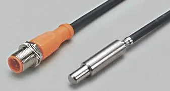Produktfoto 1 von Temperatursensor 1xPt100 -40...90°C D=10mm 5m PUR-Kabel M12