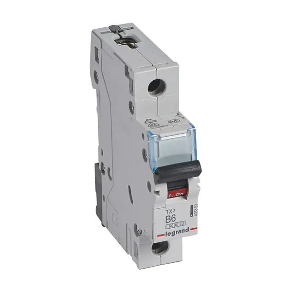TX3 LS-Schalter B-Char. 6A, 1-polig, 6kA, 230/400VAC, 1TE