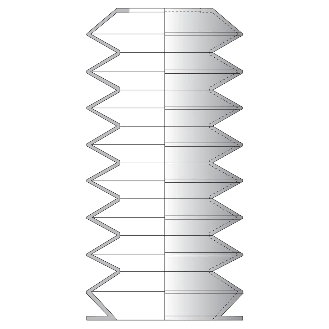 Produktfoto 1 von Faltenbalg F-1514-NBR