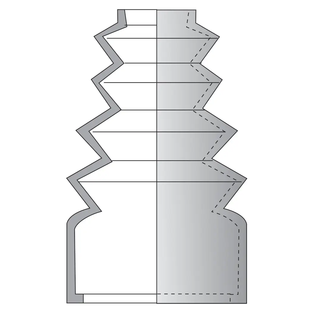 Produktfoto 1 von Faltenbalg F-1022-NBR