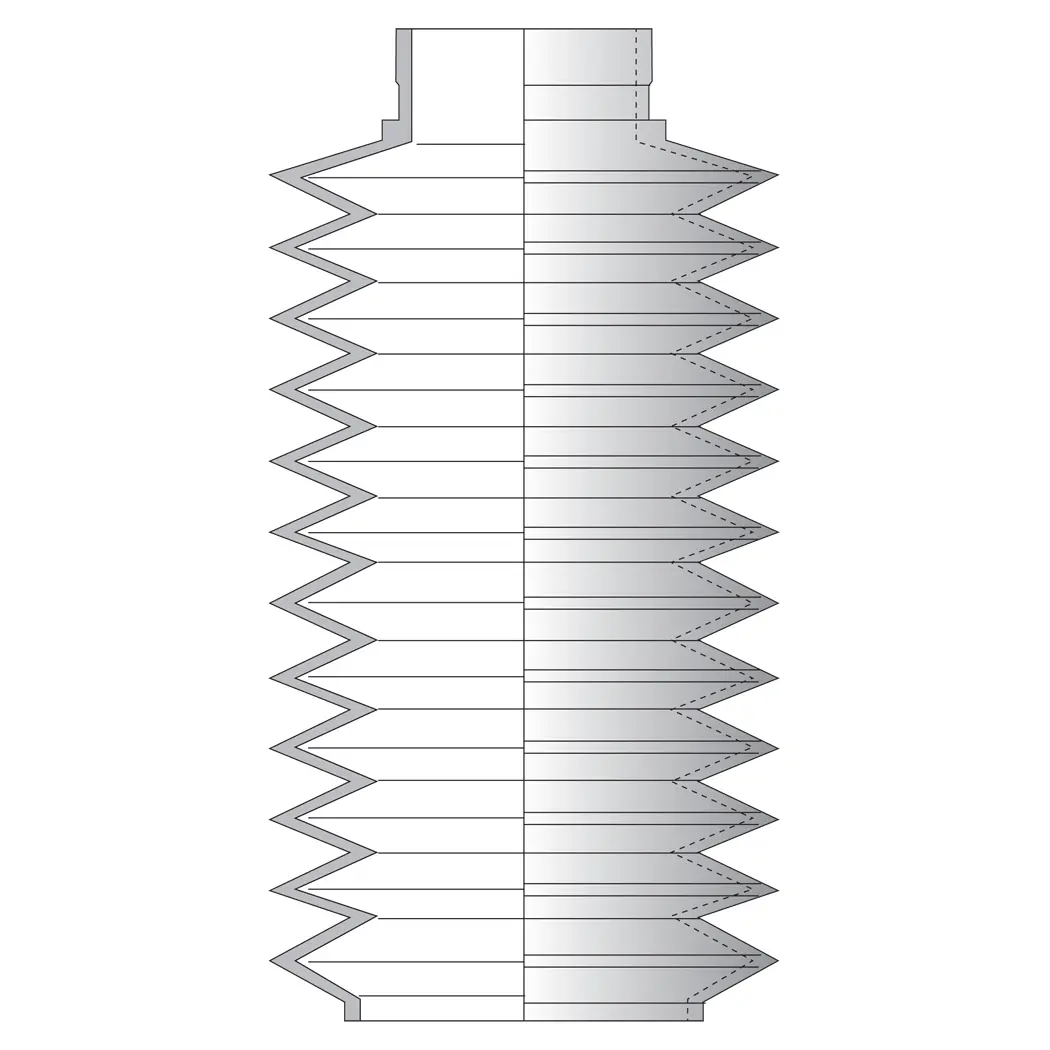 Produktfoto 1 von Faltenbalg F-1075-NBR