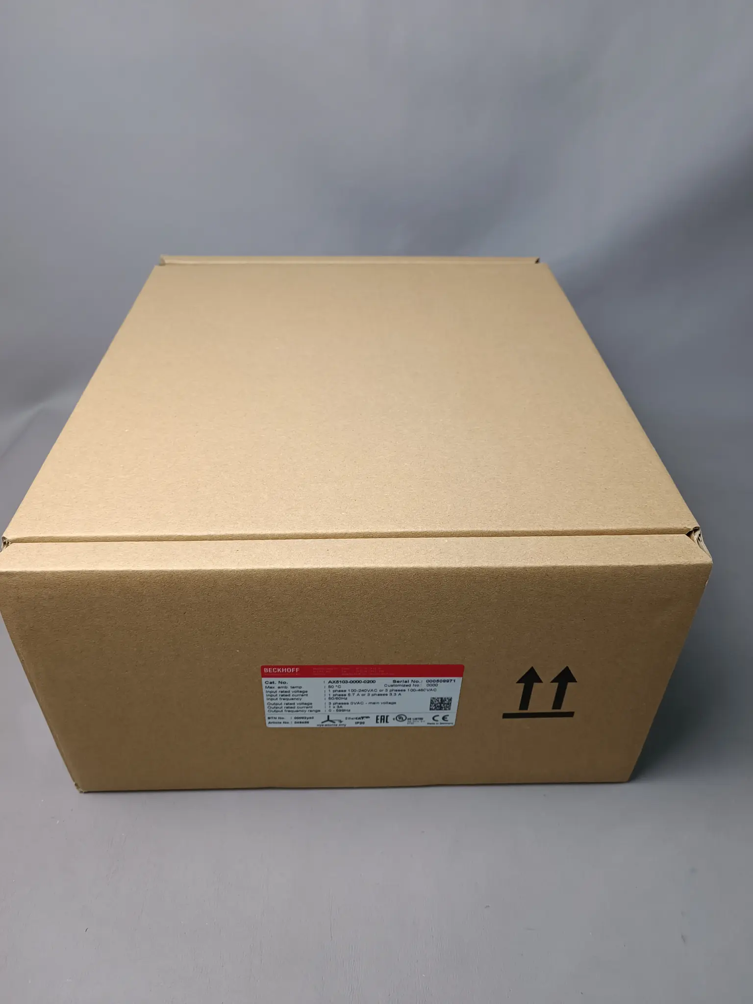 Produktfoto 1 von Beckhoff AX5103-0000-0200 NEU versiegelt