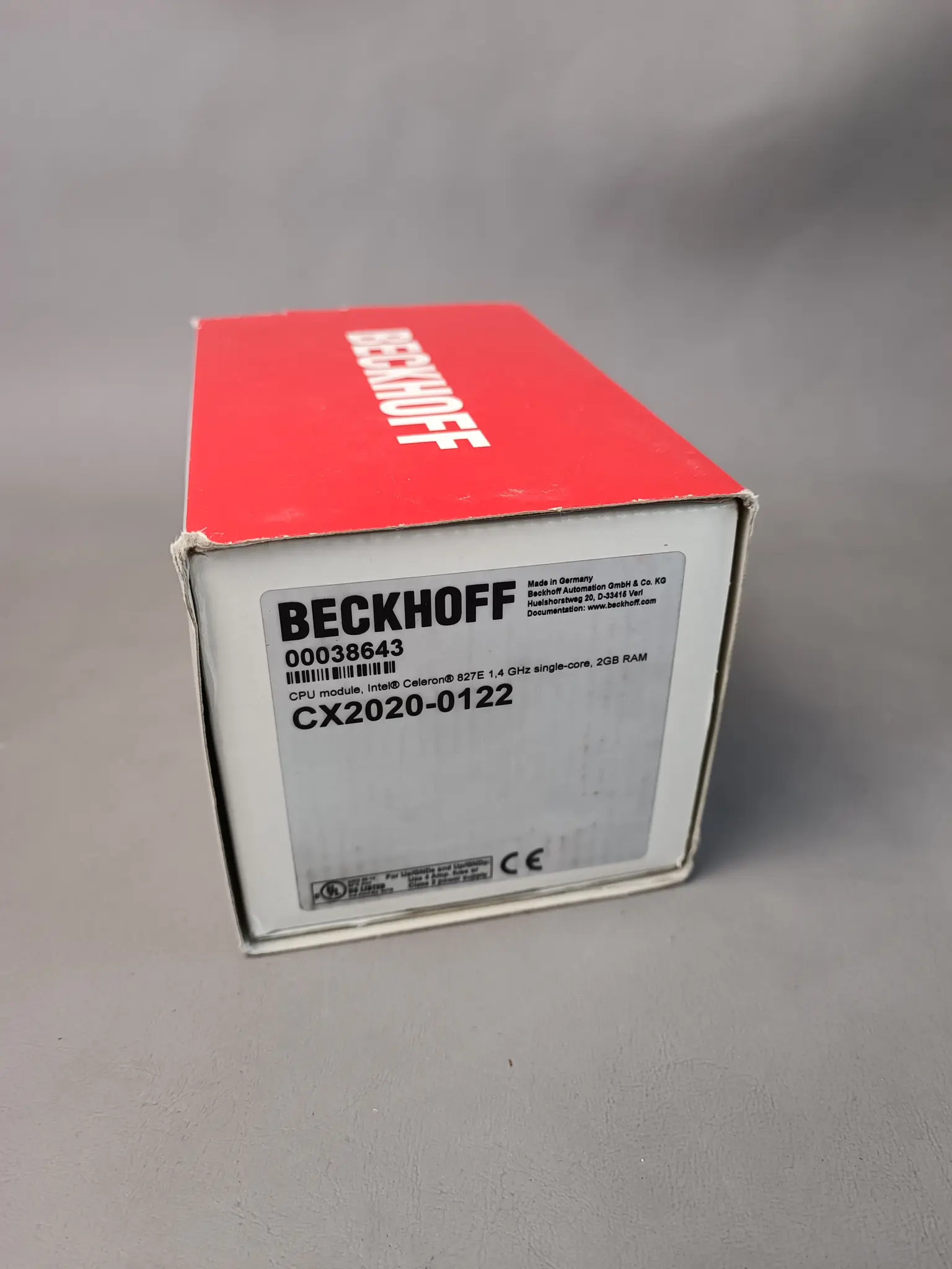 Produktfoto 1 von Beckhoff CX2020-0122 NEU OVP