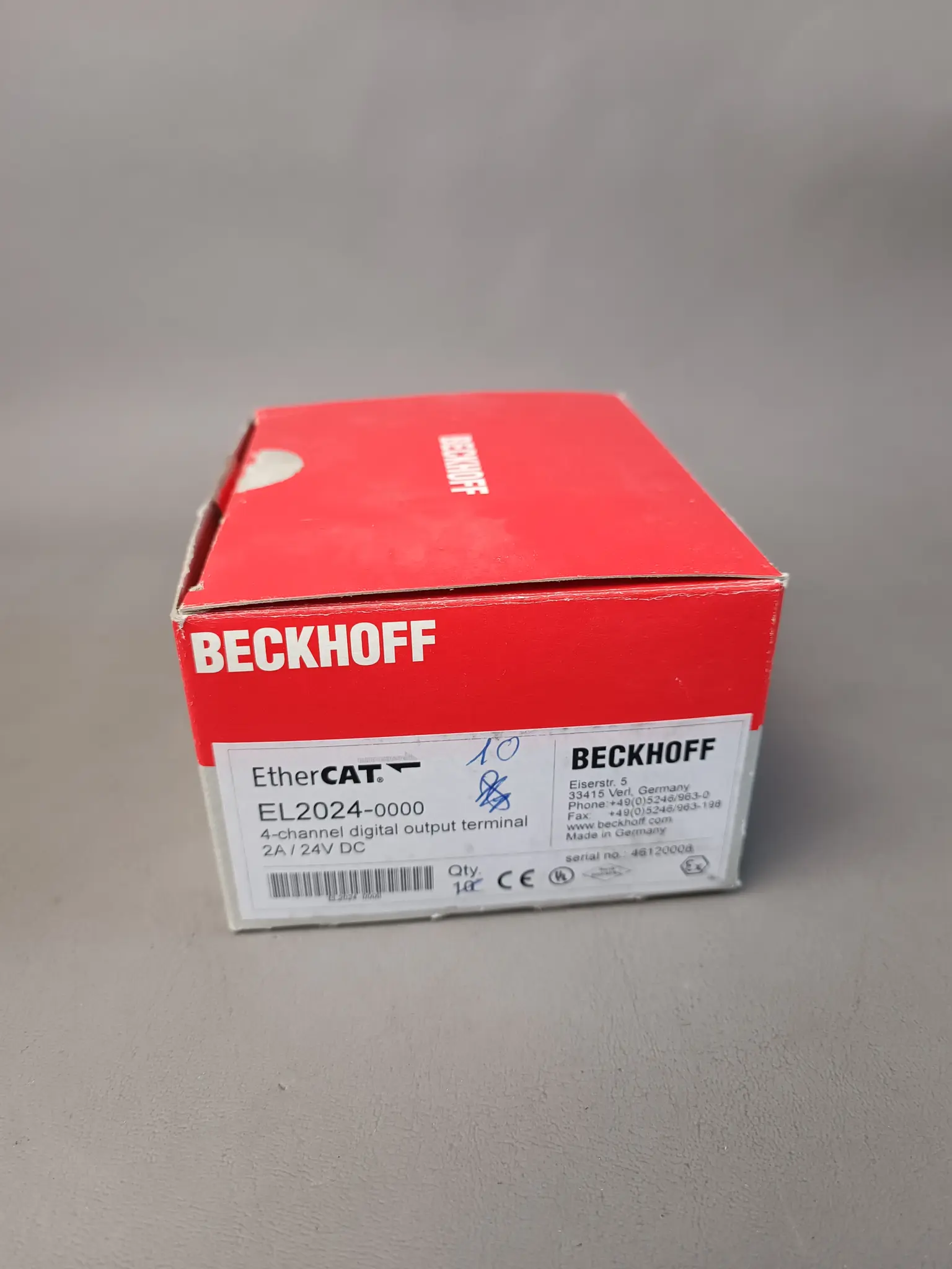 Produktfoto 1 von Beckhoff EL2024 10er Pack NEU OVP