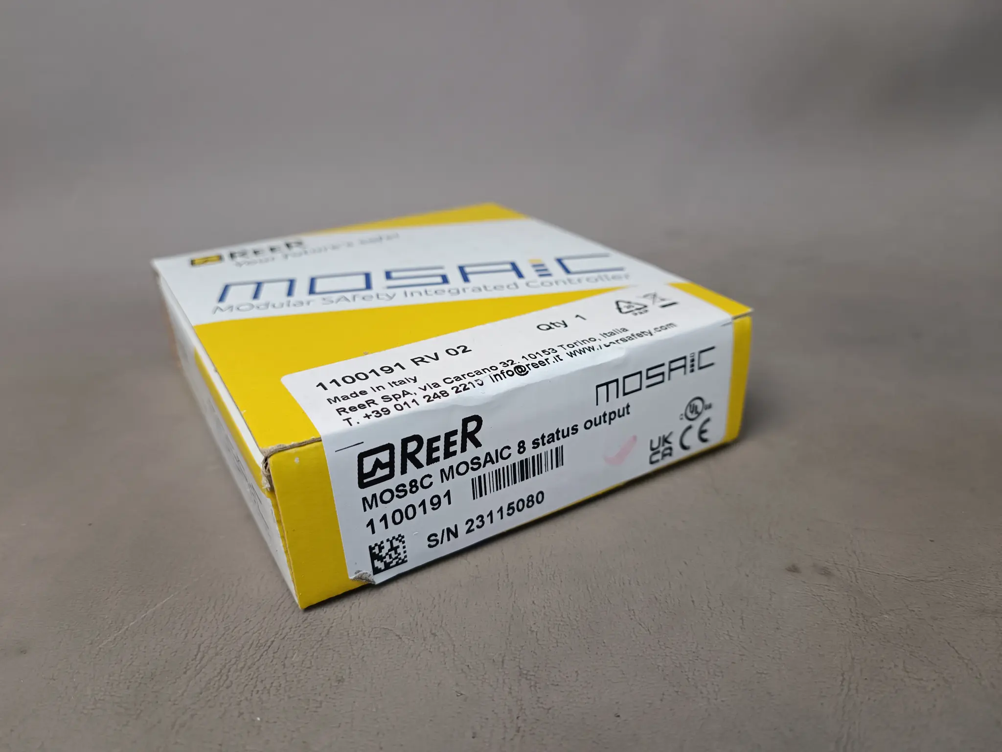 Produktfoto 1 von Reer MOS8C Mosaic 8 status output 1100191 NEU OVP