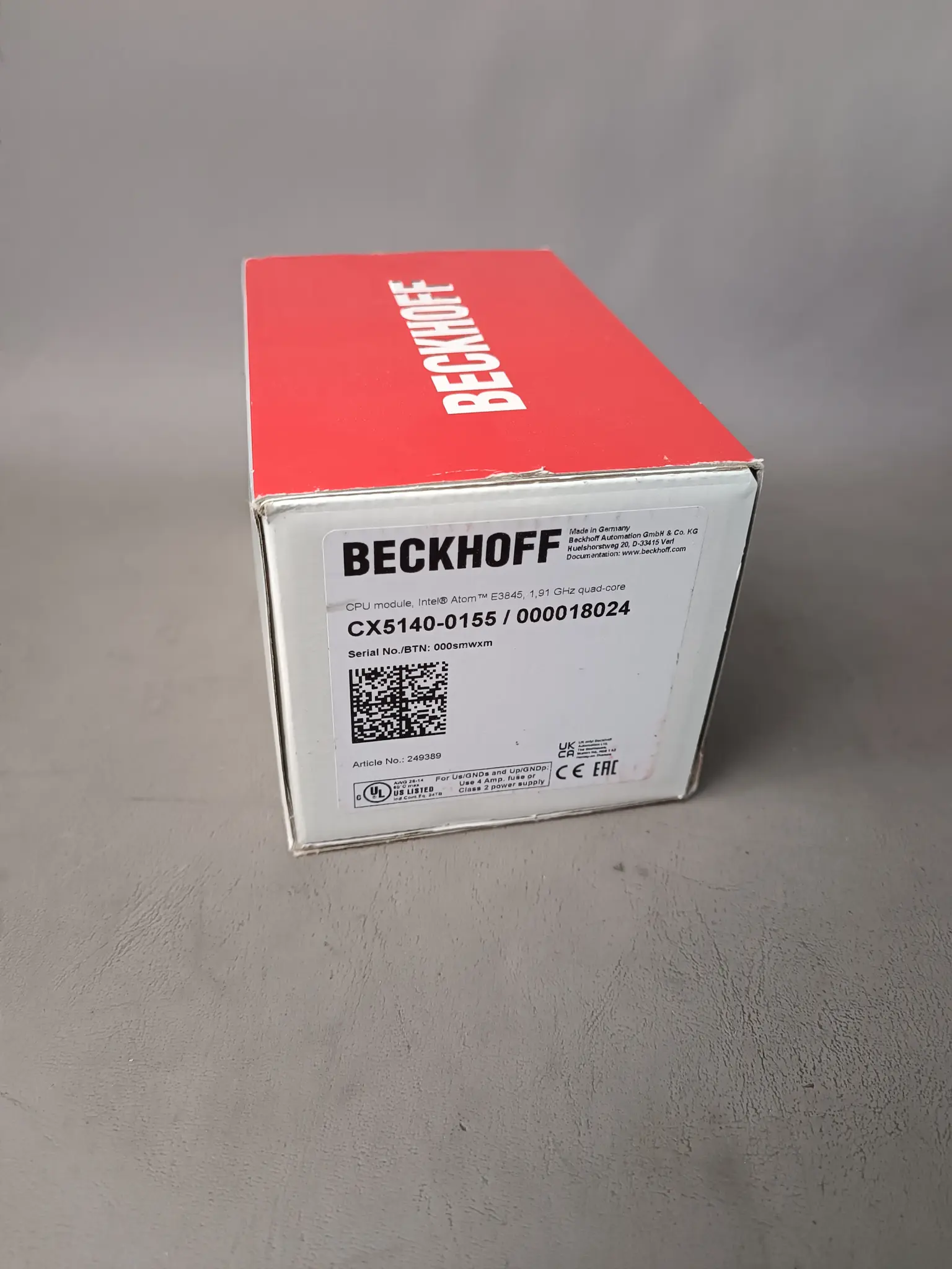 Produktfoto 1 von Beckhoff CX5140-0155 NEU OVP
