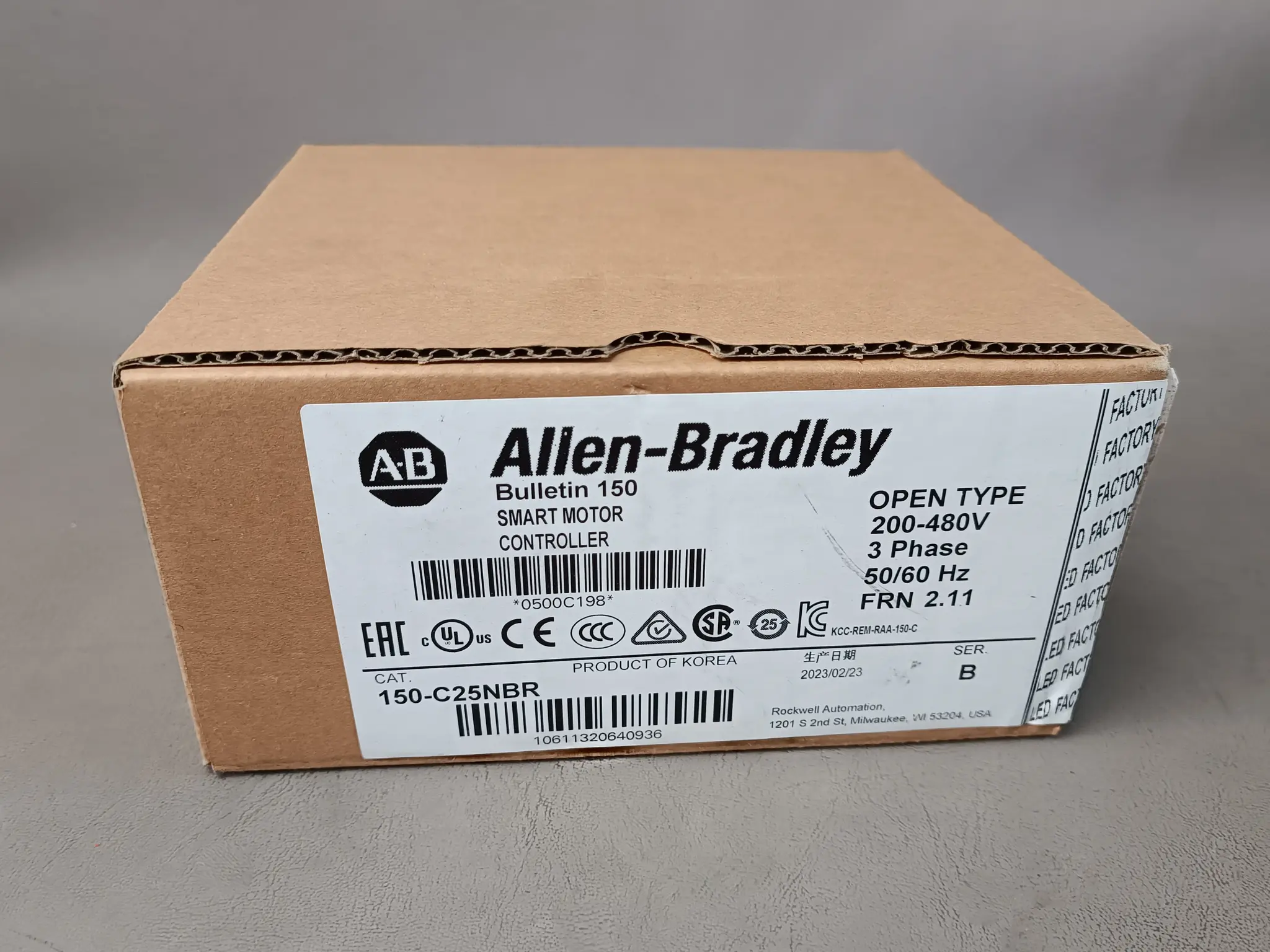 Produktfoto 1 von Allen Bradley 150-C25NBR NEU OVP