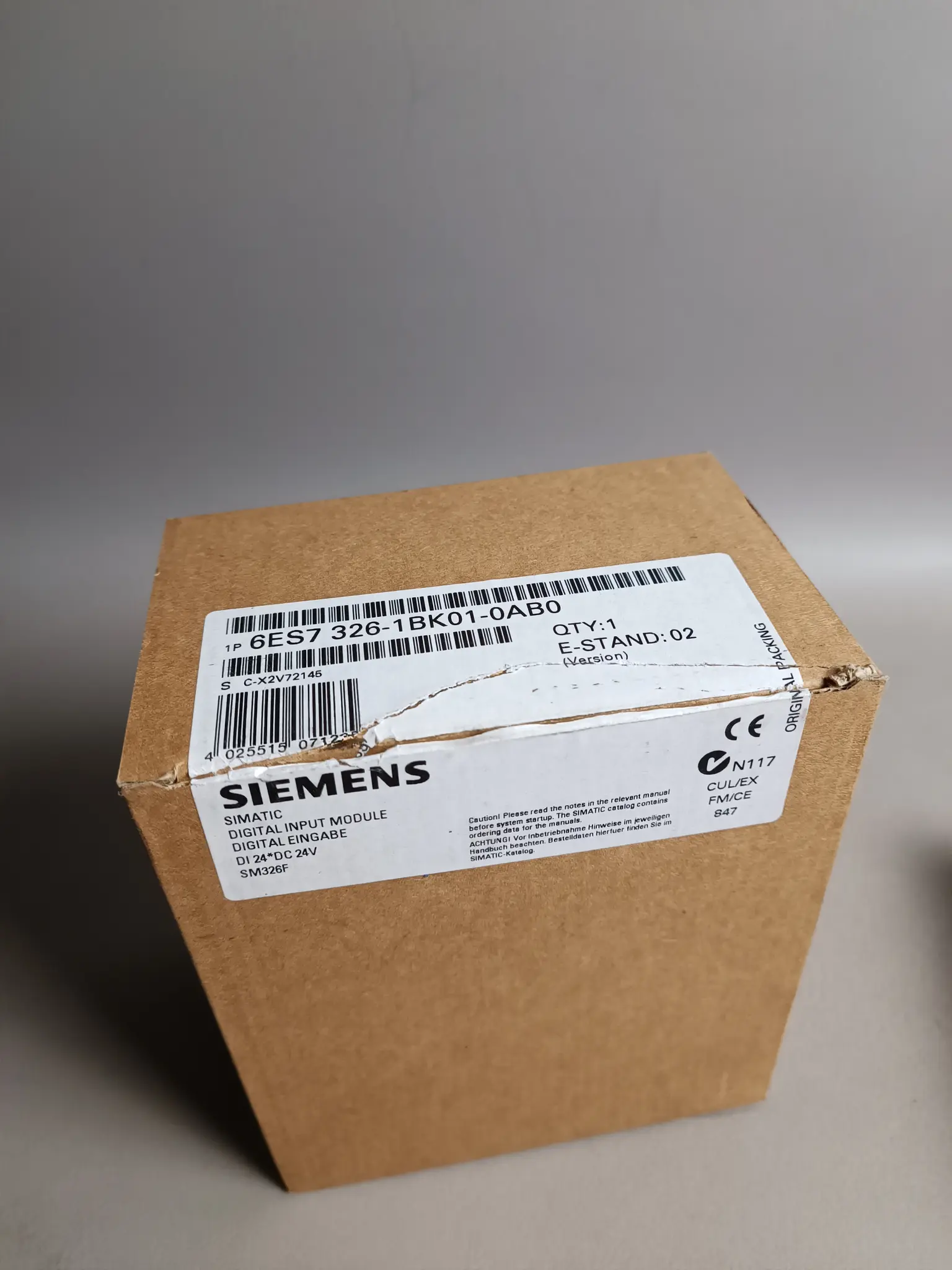 Produktfoto 1 von Siemens 6ES7 326-1BK01-0AB0 NEU Siegel offen