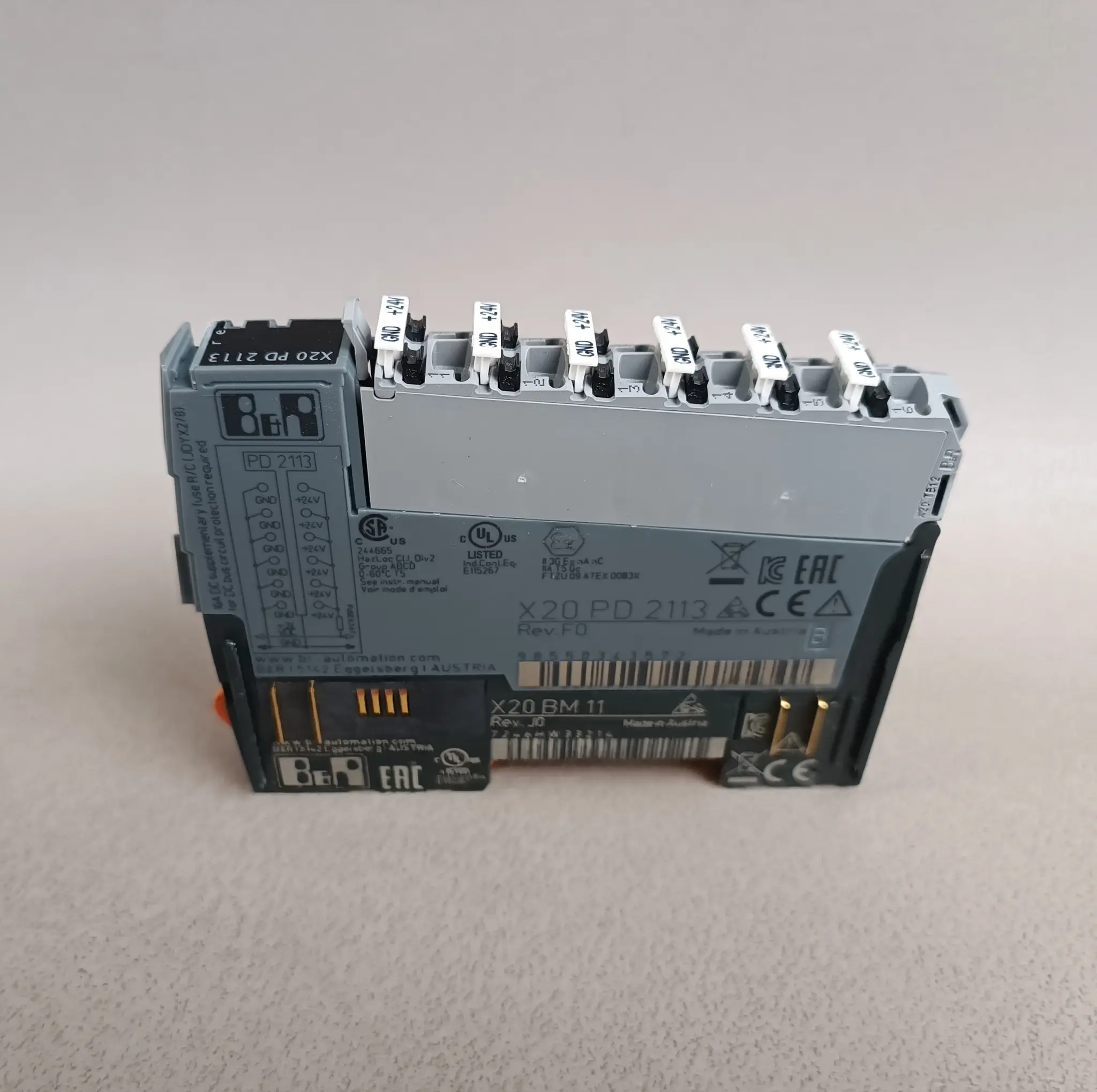 Produktfoto 1 von B&R X20PD2113 + X20BM11