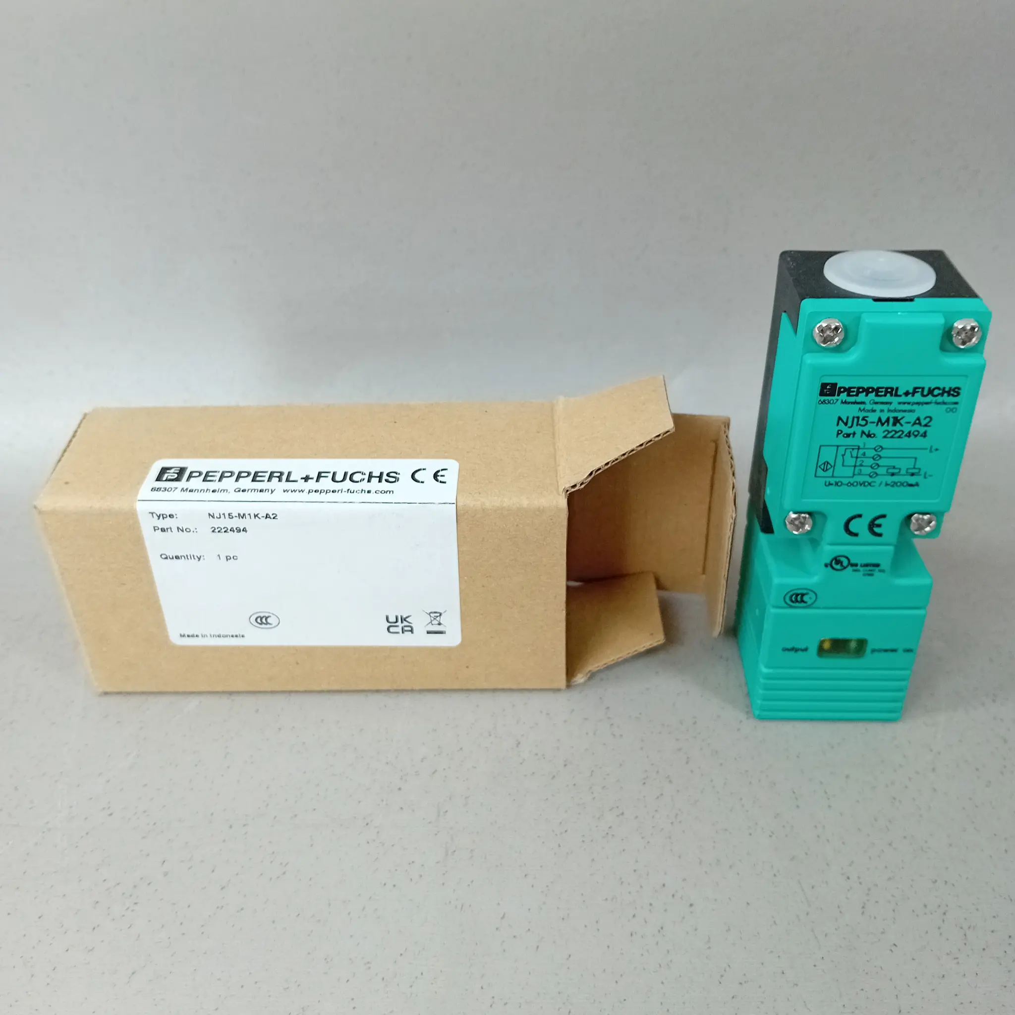 Produktfoto 1 von Pepperl Fuchs NJ15-M1K-A2 222494 NEU OVP