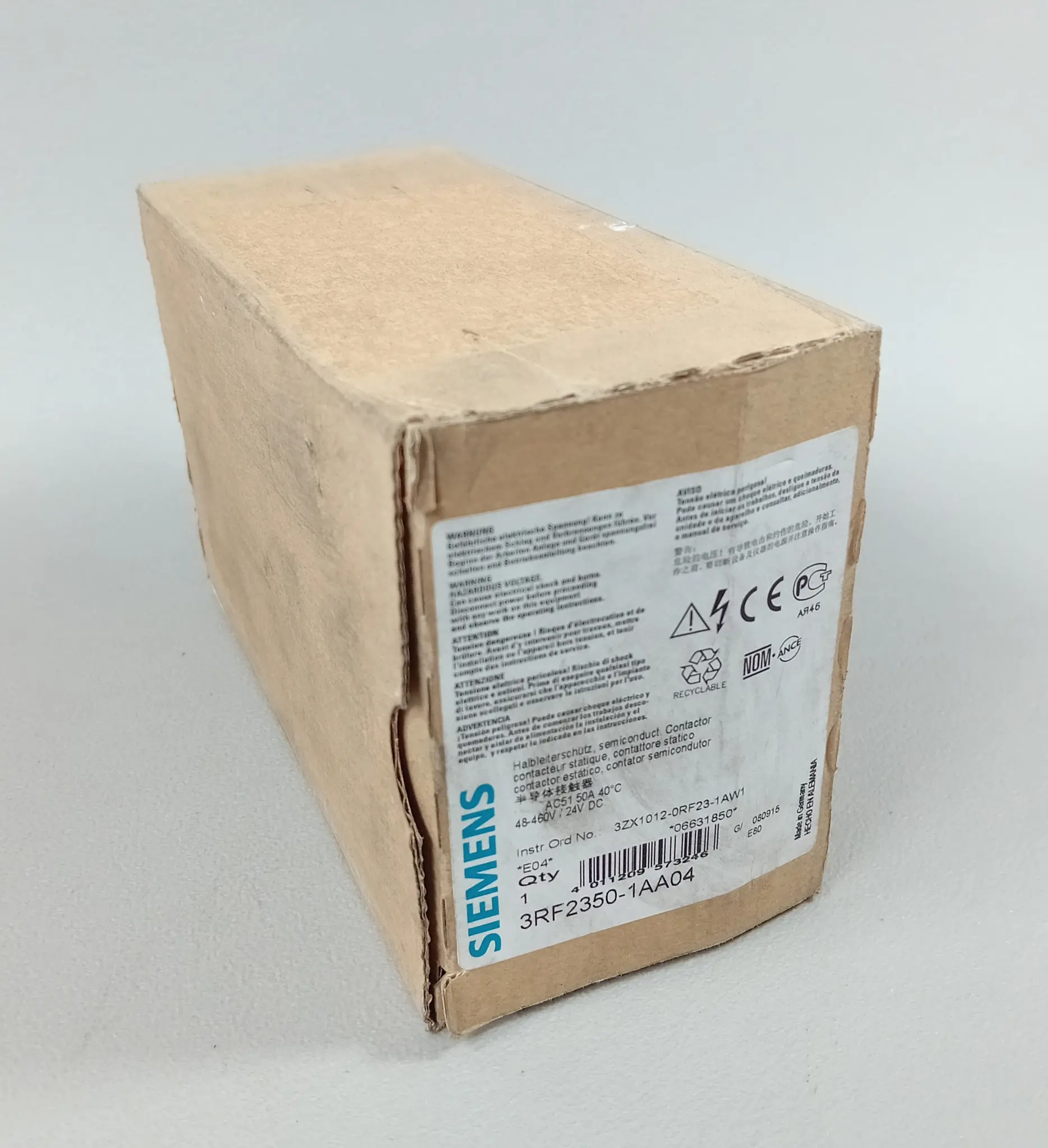 Produktfoto 1 von Siemens 3RF2350-1AA04 NEU OVP