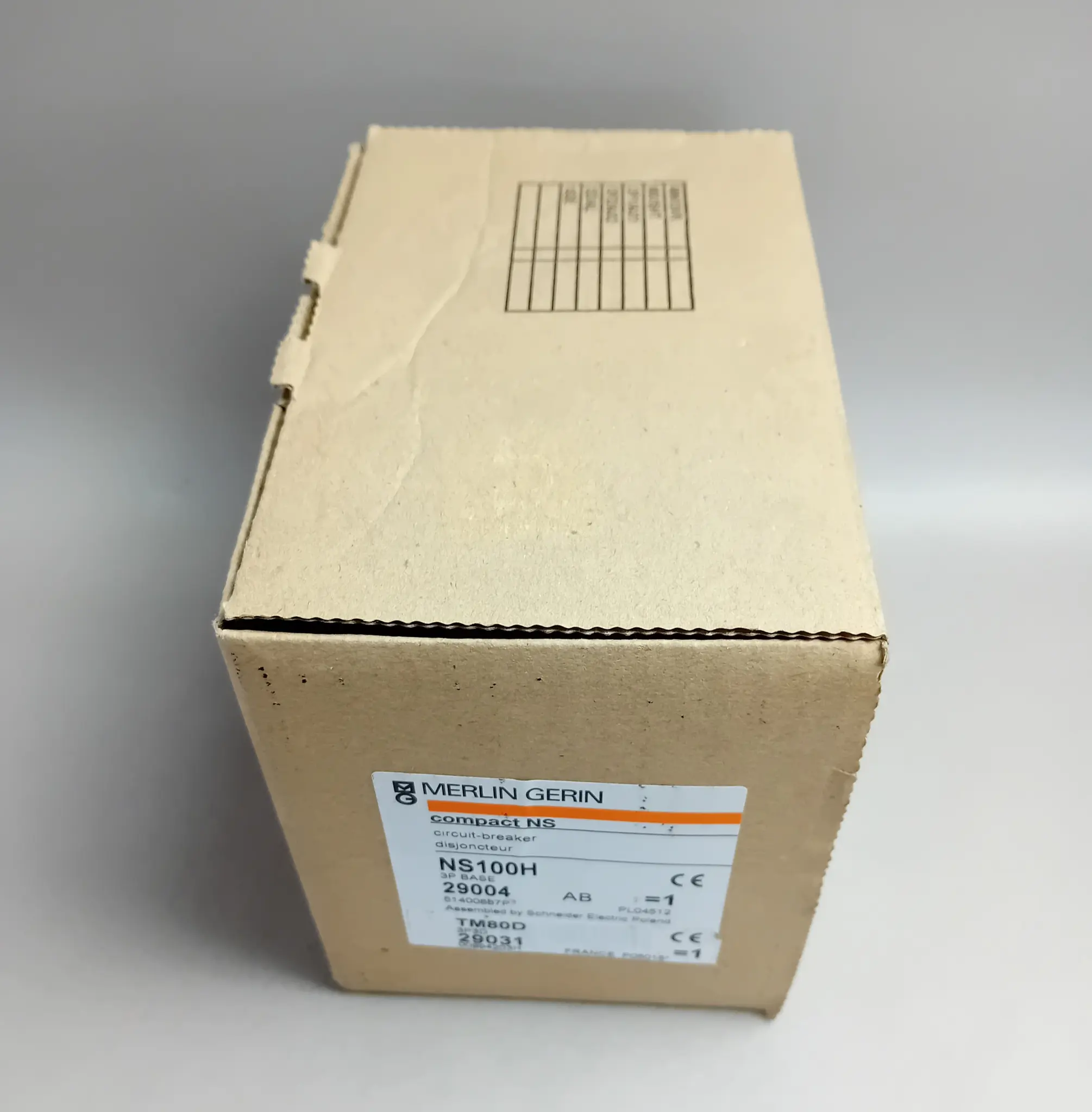 Produktfoto 1 von Merlin Gerin NS100H TM80D NEU OVP