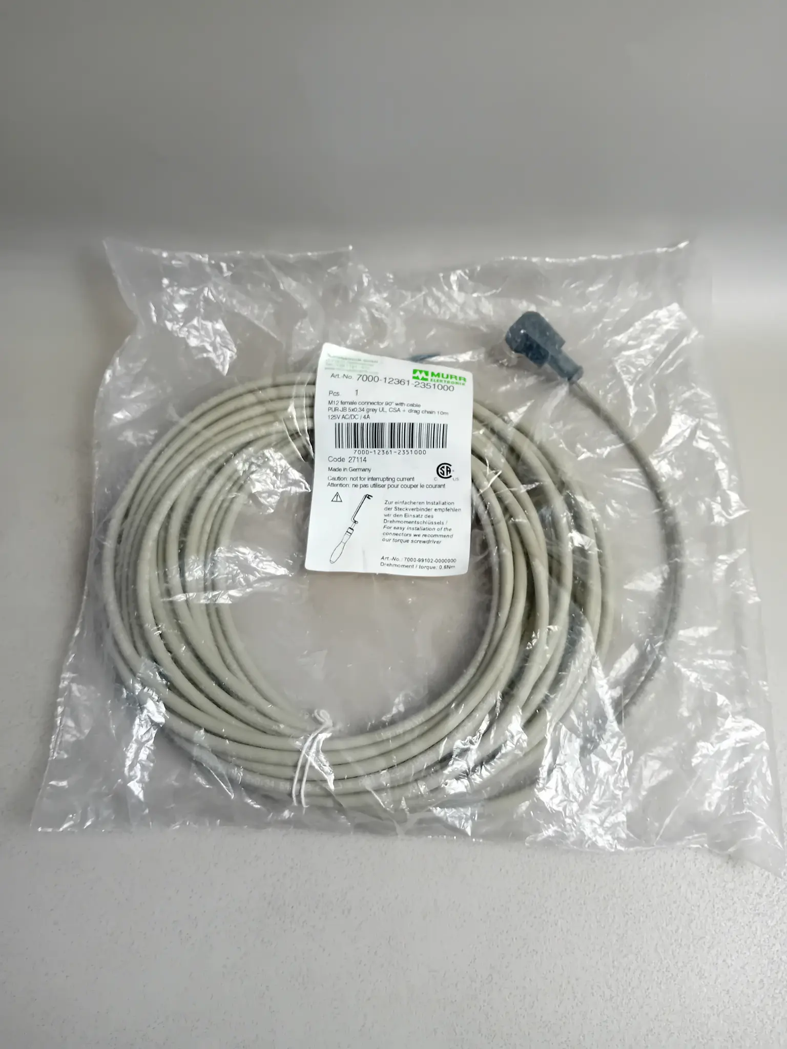 Produktfoto 1 von Murr 7000-12361-2351000 NEU OVP