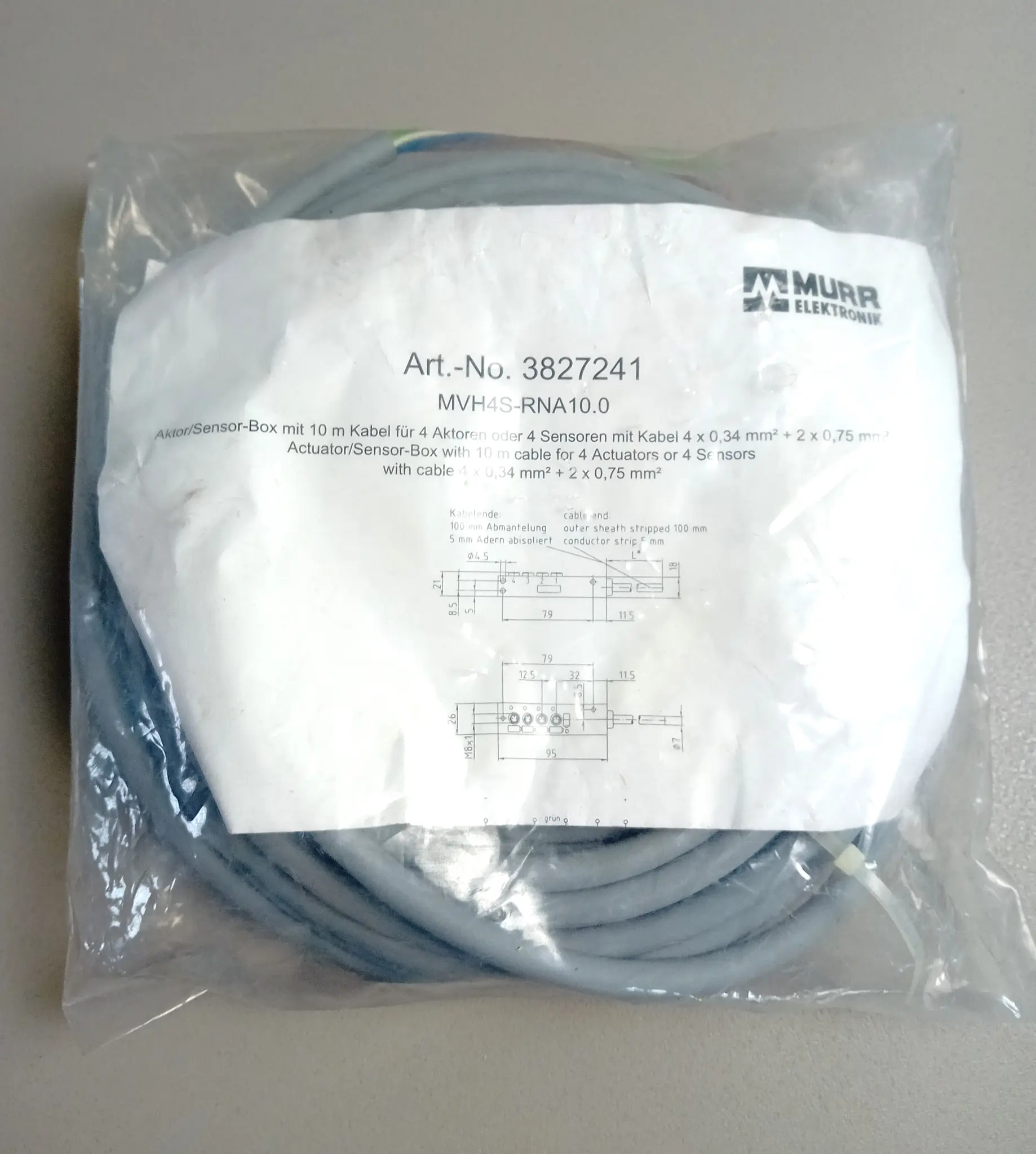 Produktfoto 1 von Murr 3827241 NEU