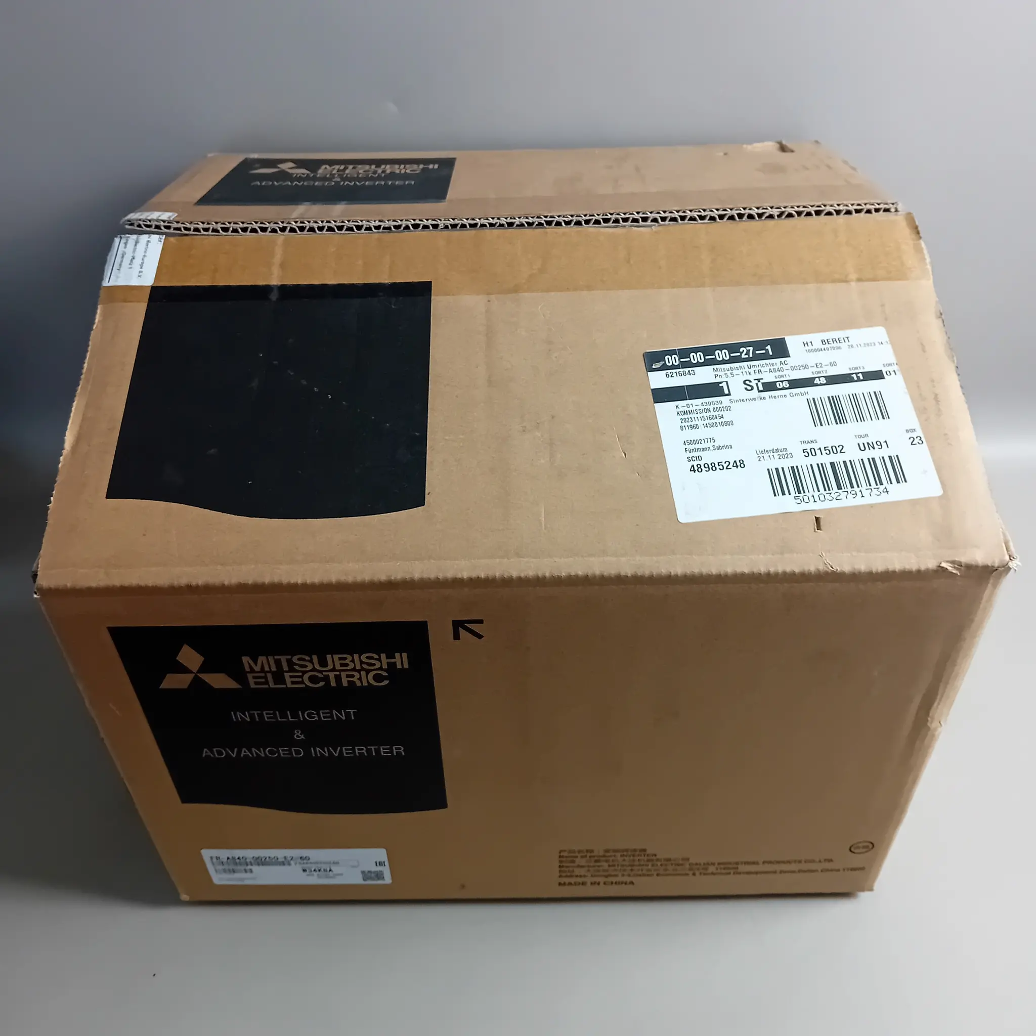 Produktfoto 1 von Mitsubishi FR-A840-00250-E2-60 A800-E NEU OVP
